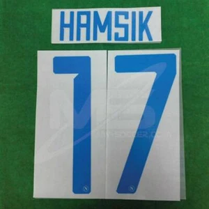 OFFICIAL SSC NAPOLI AWAY 2018-19 Home SERIE A PLAYER SIZE PRINT - Picture 1 of 16