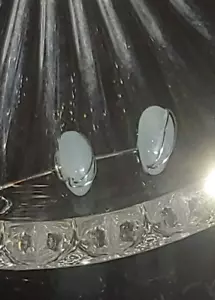 Aquamarine polished stones sterling silver wire and fixture and post studs - Picture 1 of 3