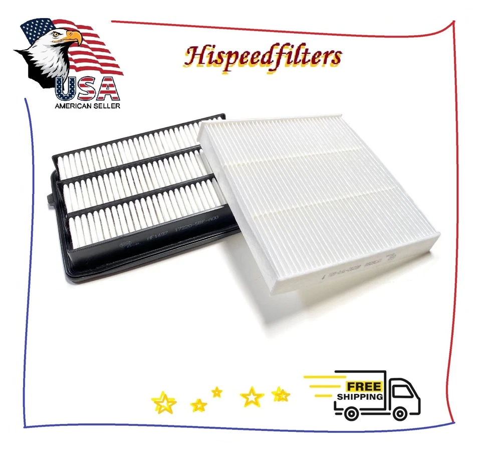 CABIN and ENGINE AIR FILTER For 2017-2021 CIVIC TYPE R 2024 HONDA HRV  HR-V - Image 1 of 1