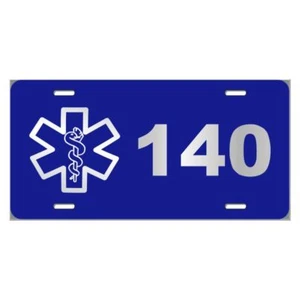 Personalized  Engraved // EMT Paramedic //  License Plate - Picture 1 of 4