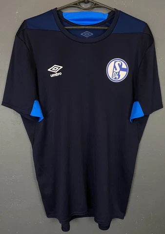 MEN'S UMBRO FC SCHALKE 04 2019/2020 TRAINING SOCCER FOOTBALL SHIRT JERSEY SIZE M Cover