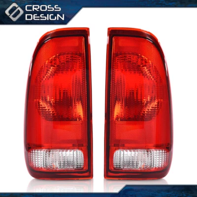 Pair Red Tail Lights Fit For Ford 1997-03 F150 1999-07 F250 F350 F450 Super Duty - Image 1 of 4