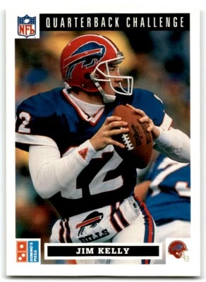 1991 DOMINO'S THE QUARTERBACKS JIM KELLY BUFFALO BILLS #2 - Image 1 of 2