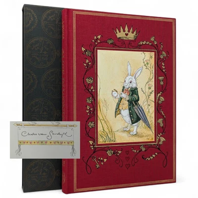 SIGNED Alice's Adventures in Wonderland LEWIS CARROLL Van Sandwyk FOLIO SOCIETY Foto 1 de 4