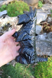 Vintage 22cm Cast Iron Scottie Dog Door Stop - Picture 1 of 7