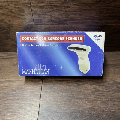 Escáner de código de barras CCD de contacto USB con ancho de escaneo de 80 mm, Manhattan 400367, BCS-11 Foto 1 de 4