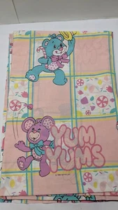 Vintage 1989 Kenner Hallmark Yum Yums Twin Flat Sheet Rarität selten  - Bild 1 von 4