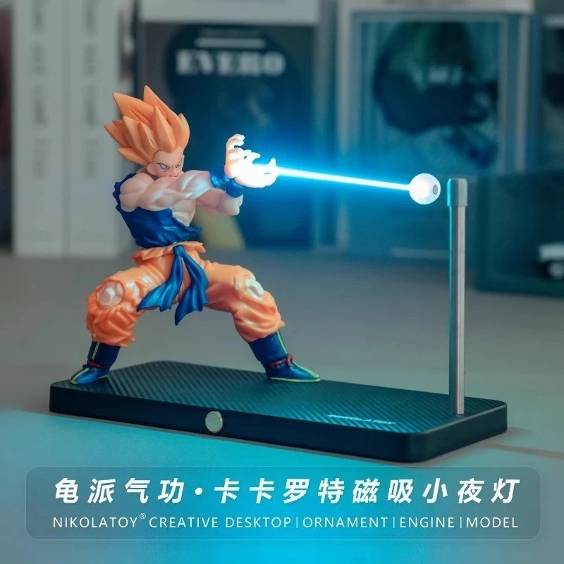 Luz Nocturna Kakarot Goku Dragon Ball Kamehameha Adornos de Atracción Magnética Foto 1 de 4