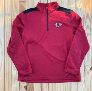 NFL Team Apparel Herren Atlanta Falcons Langarm 1/4 Reißverschluss Pull Over Xlarge - Bild 1 von 9