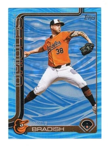 2025 Topps Series 2 Kyle Bradish Baltimore Orioles Blue Wave Foil 1/1 🔥🔥 - Picture 1 of 3
