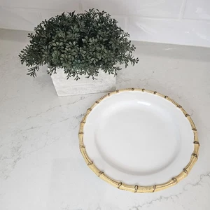 Juliska Keramik Classic Bambus Salat Dessert Teller  - Bild 1 von 5
