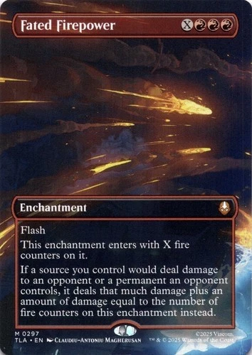 MTG ~ Fated Firepower (Borderless) ~ Avatar: The Last Airbender ~ Near Mint - Image 1 of 1