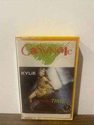 Kylie Cassette Tape 1990 - Step Back In Time Cassingle  RARE Yellow Case - Image 1 of 3
