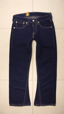Vaqueros hombre LEVI'S 907 Type 1 Low Rise Bootcut (2003) W32 L32 nuevos - Imagen 1 de 4