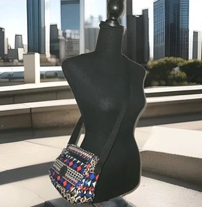 Kipling Sabian Nordic Journey Geometric Crossbody Bag Multicolor  EUC 8x6x3 - Picture 1 of 12