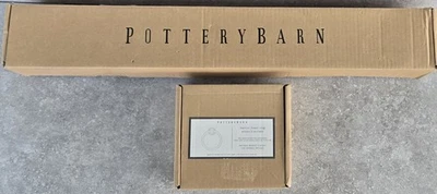 NEW Pottery Barn Mercer 24" Rubbed Bronze Towel Bar & Ring Set FREE US SHIPPING - Image 1 of 4