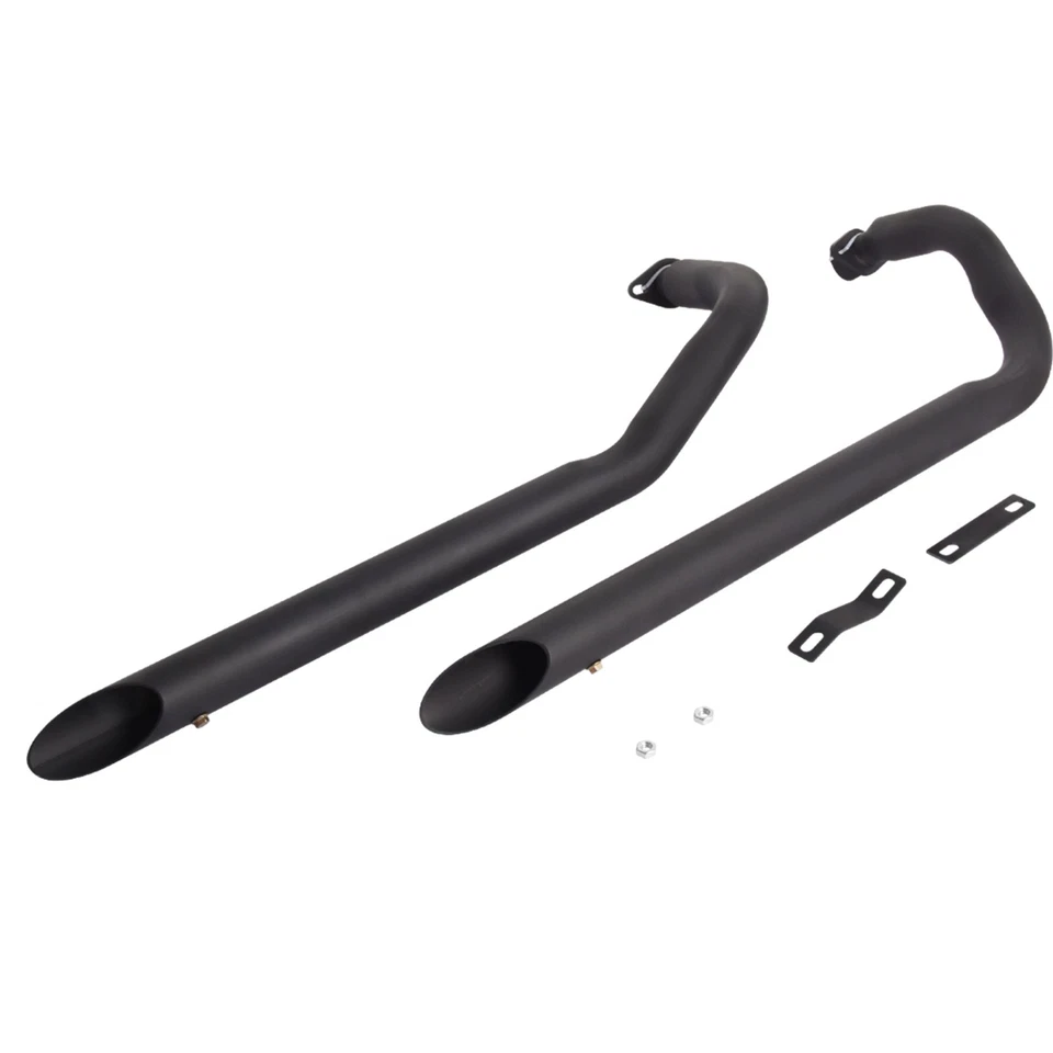 For Honda VT750 Shadow Spirit ACE Aero VT400Black Exhaust Pipes Complete Muffler - Image 1 of 4