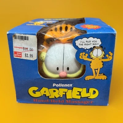 Masajeador de mano Garfield vintage de Pollenex años 80 nuevo Foto 1 de 4