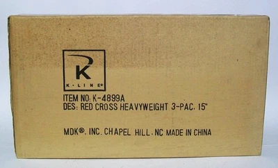 K-LINE K-4899A AMERICAN RED CROSS 15" HEAVYWEIGHT 3-PAC - Image 1 of 4
