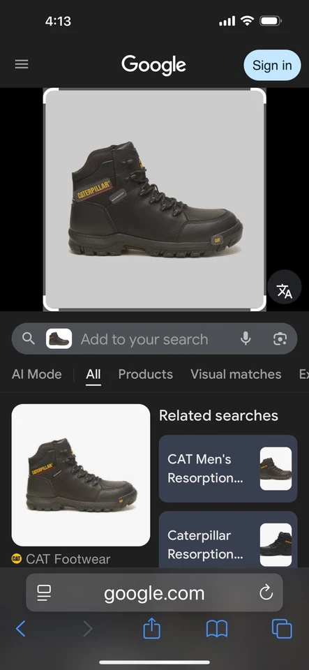 NIB Women’s Caterpillar Resorption Waterproof Composite Toe Work Boot Size 7.5 - Image 1 of 1