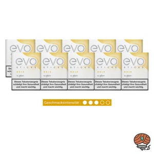 EVO GOLD Tabaksticks für Ploom Tabakerhitzer, 10x20 Stück = 1 Stange - Bild 1 von 2