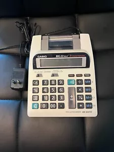 Casio HR-100TE Big 12 Digit 2-Color Printing Tax Exchange Calculator - Picture 1 of 1