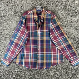 Gant Langarm Herren XL mehrfarbig kariert Knopfleiste - Bild 1 von 9