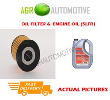 PETROL OIL FILTER + FS 5W40 ENGINE OIL FOR VOLVO V40 2.0 140 BHP 1998-99