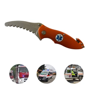 Tagliacinture coltello di sicurezza x soccorritori vigili del fuoco croce rossa - Foto 1 di 12