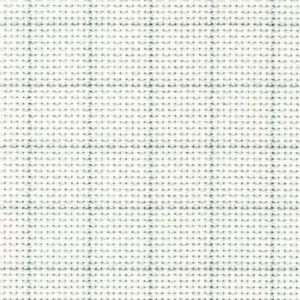 Zweigart Easy Count Aida 18ct white, wash-away grid 1/2 metre (.5m) x 110cm wide - Picture 1 of 1