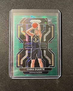 2021-22 Prizm #315 Chris Duarte RC Green Pulsar /25 Pacers - Bild 1 von 2