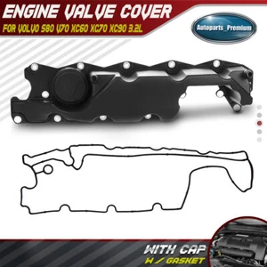 Engine Valve Cover with Gasket for Volvo S80 V70 XC60 XC70 XC90 L6 3.2L 30757664 - Picture 1 of 8