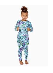 Brand New Lilly Pulitzer Multi Dive Bar Size 6 girls pajamas set Top And Bottom - Picture 1 of 5