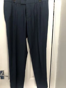 Florence Roby Beauty Salon Uniform Work Trousers - Blue Size 8 (34) -  Bnwts - Picture 1 of 3