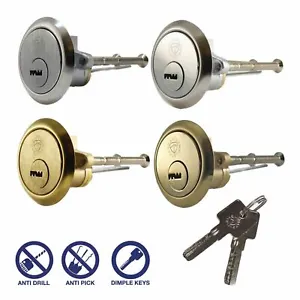 Rim Cylinder Security 6 Pins | KEYED ALIKE | Door Lock Night Latch & Dimple Keys - Picture 1 of 12
