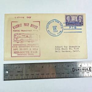 SW2 Highway Post Office PTS; MidSouth Fair, Memphis TN, 25 Sept 1954-Cotton Day - Picture 1 of 1