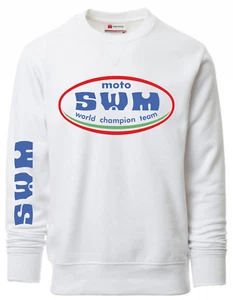 FELPA SWM MOTO ITALY girocollo sweatshirt Speedy Working Motors - Picture 1 of 2