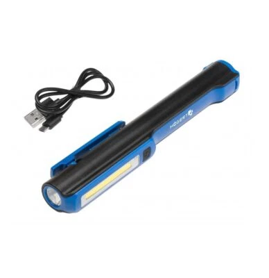 Antorcha de inspección Hogert cargada a través de USB con imán - HT1E406 - Imagen 1 de 2