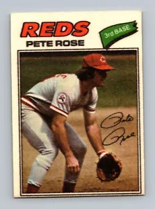 1977 Topps Baseball Cloth Sticker #38 Pete Rose EX-EXMT SP Baseball Card - Picture 1 of 2