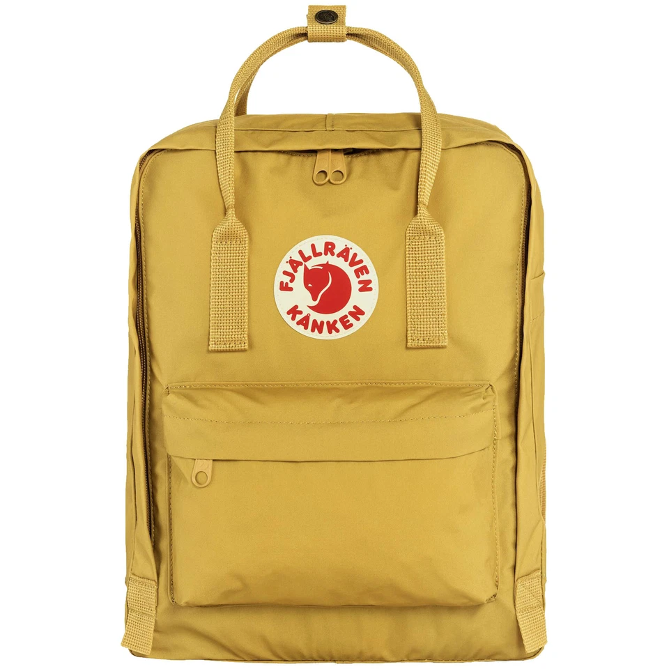 Fjällräven Kanken Kånken Mochila Para Laptop Bolsa De Ocio Zorro Amarillo NUEVO - Imagen 1 de 4