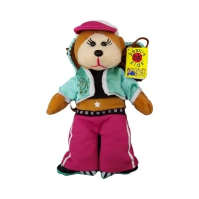 Beanie Kids Sista BK The Hip Hop Bear Skansen 2010 Plush Toy BK877 - image 1 of 2