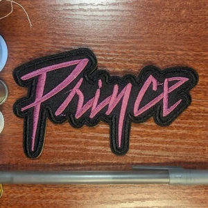 Prince Patch 80s Music Purple Rain Funk Rock Pop Embroidery Iron On 2.75x4.75" - Picture 1 of 3