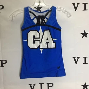 Cheerleading Uniform JUST TOP Sequin Allstar Cheer Athletic Youth XL - Picture 1 of 4