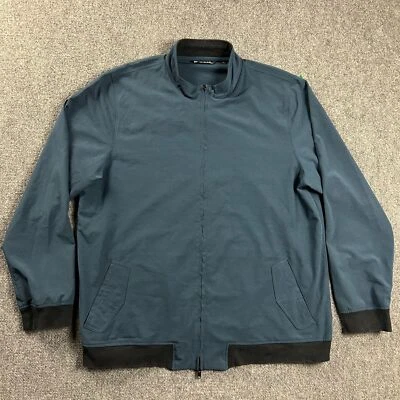 Chaqueta Travis Mathew Adultos XXL Azul Cremallera Completa Golf Softshell Mezcla de Poliéster Foto 1 de 4