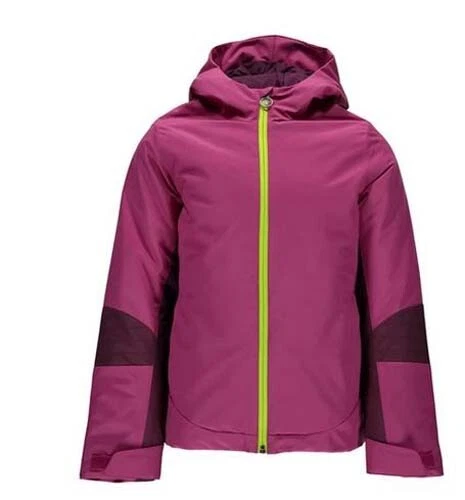 Spyder Girls Charm Snow Jacket Ski Pink Purple Large L (14/16 Girls) EUC