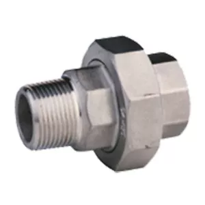 STAINLESS STEEL 316 MALE/FEMALE CONE SEAT UNION BSP 150lbs - Picture 1 of 1