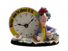 Maxine Hallmark Quartz Desk Clock ‘Workin' Nine to About 9:15’ Sarcastic Funny
