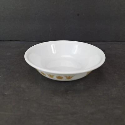 Vintage Corelle Berry Dessert Fruit Bowl 5.25" Single Butterfly Gold Made in USA - Image 1 of 4