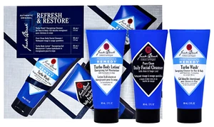 JACK BLACK Refresh & Restore THREE ITEM MEN'S WASH & SKINCARE GIFT SET New/Boxed - Picture 1 of 8