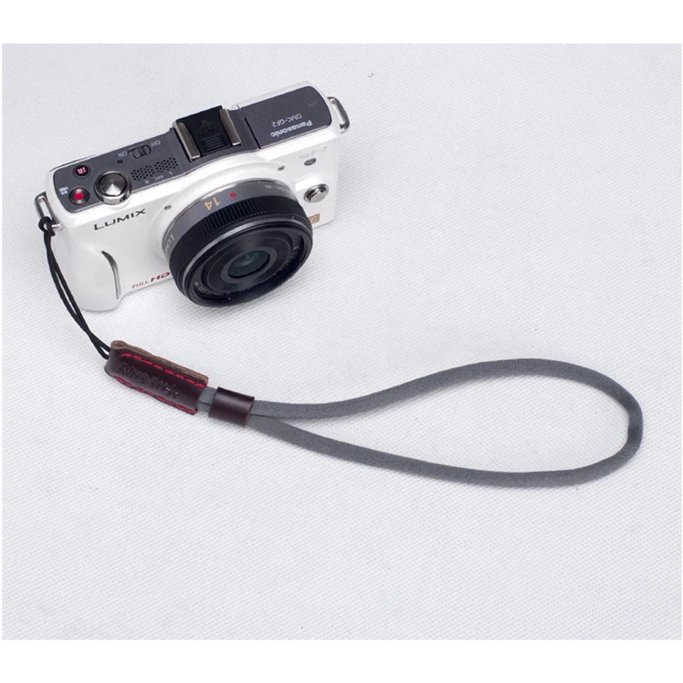 Grey Camera Nylon Hand Wrist strap For Canon Nikon Panasonic Sony Fuji Samsung  - image 1 of 1